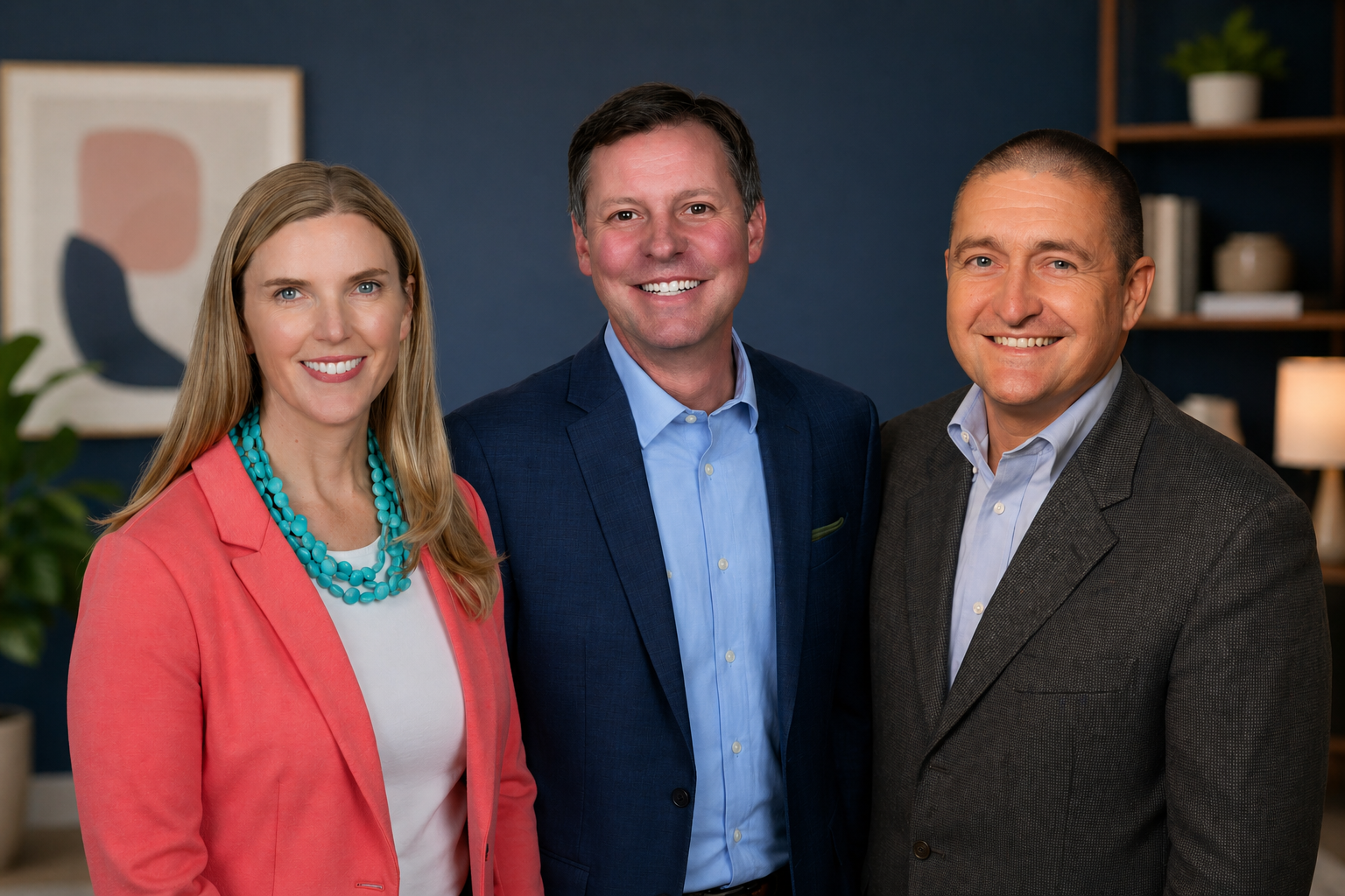 Christine Vose Jeff Vose and Walter Fawcett co founders of an independent health insurance agency serving individuals and families since 2009